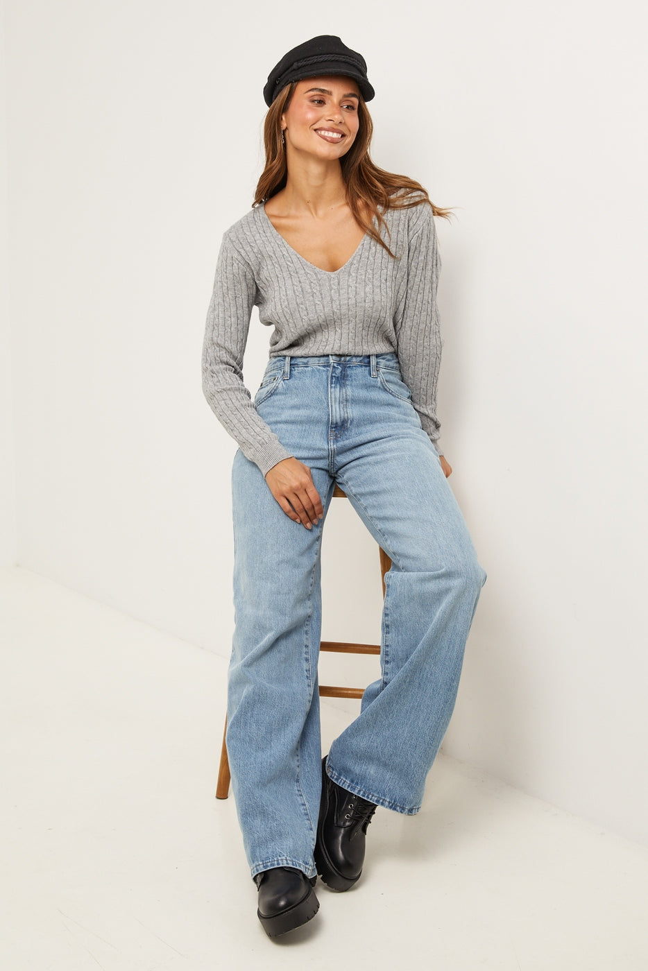 Pull W2041A - Gris