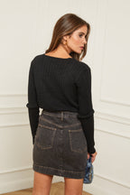 Pull W2041A - Noir