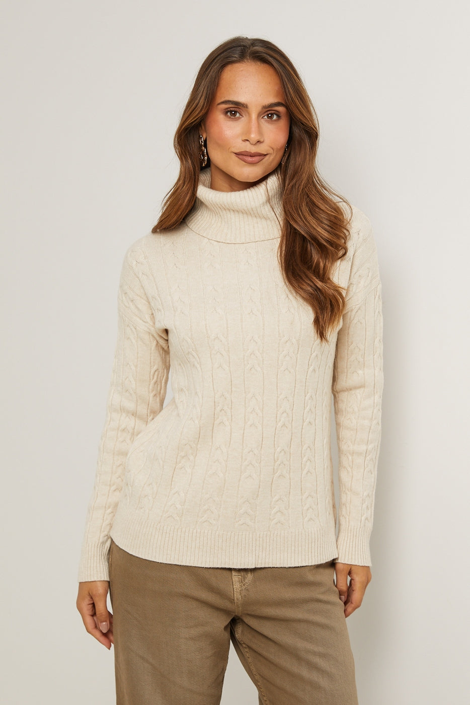 Pull W2042 - Beige