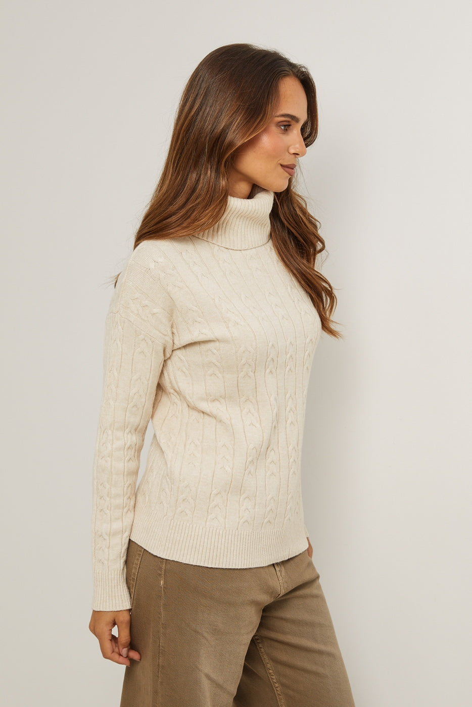 Pull W2042 - Beige