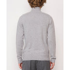 Officine Générale - Pull Col Roulé Seamless - Grey/White - Homme