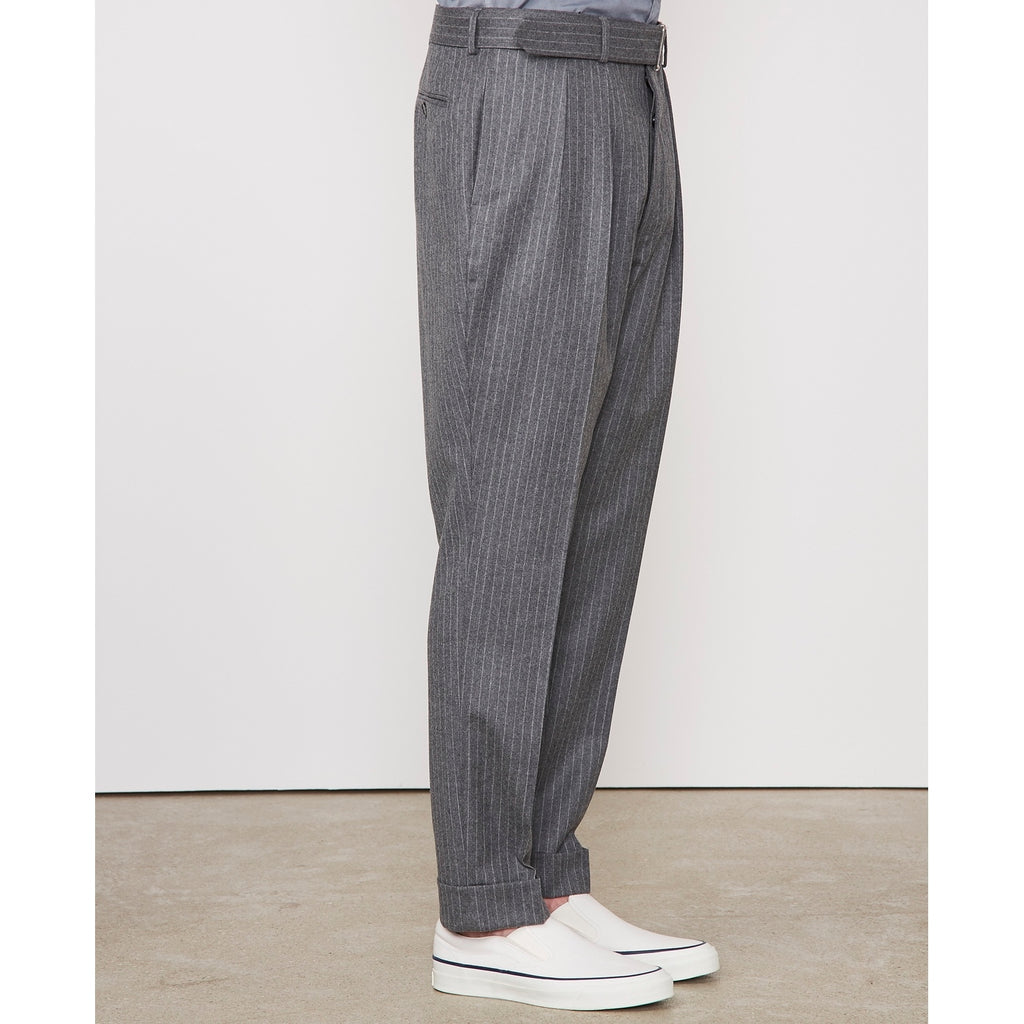 Officine Générale - Pantalon Pierre - Mid Grey/White - Homme