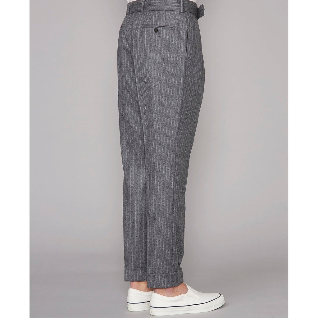 Officine Générale - Pantalon Pierre - Mid Grey/White - Homme