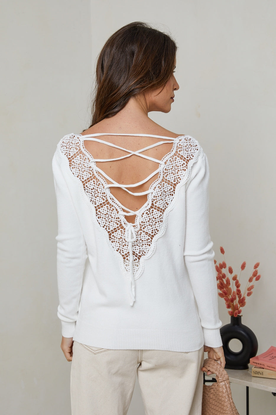 Pull W2340 - Blanc