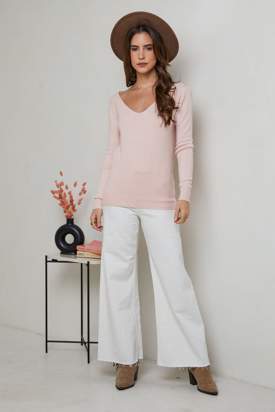 Pull W2340 - Rose