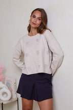 Pull W2403 - Beige