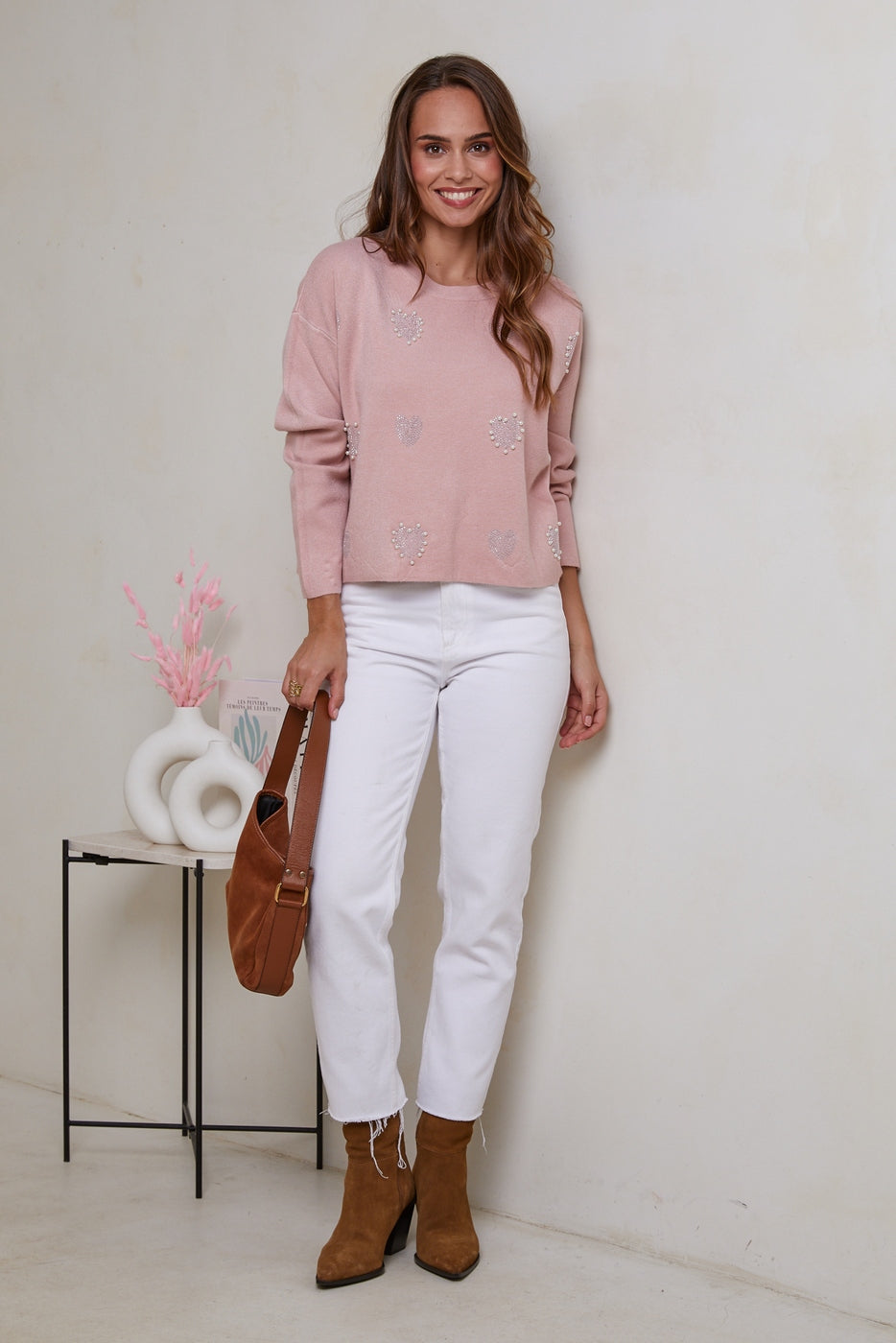 Pull W2403 - Rose