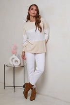 Pull W2452 - Beige