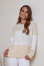 Pull W2452 - Beige