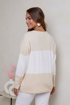 Pull W2452 - Beige