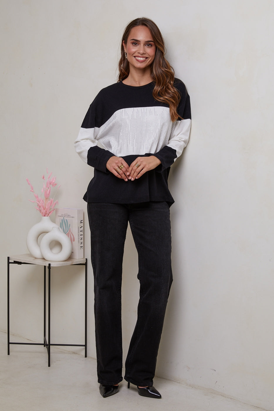 Pull W2452 - Noir