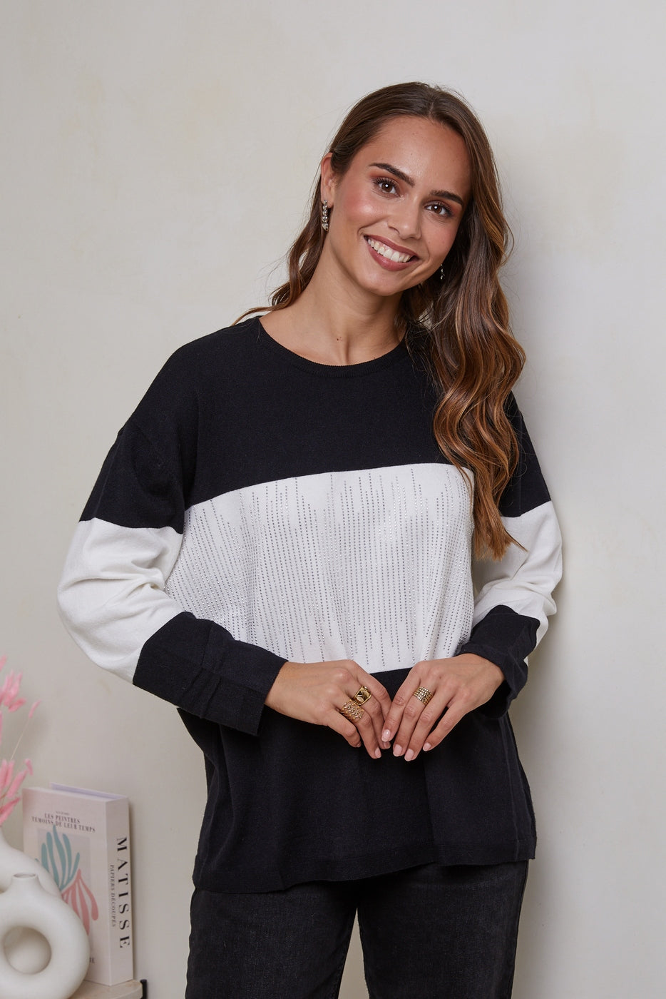 Pull W2452 - Noir