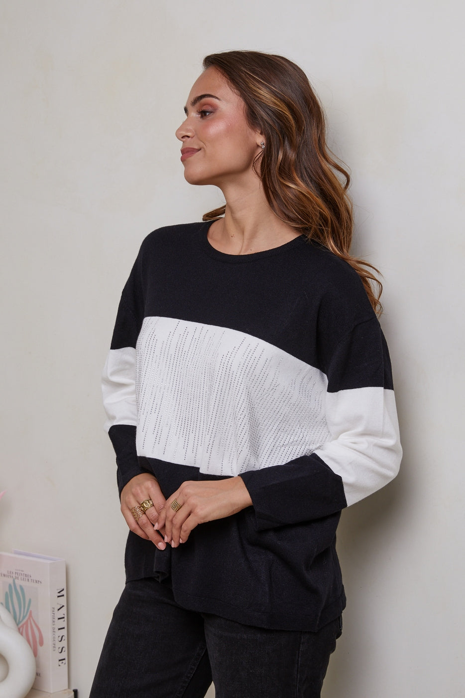 Pull W2452 - Noir