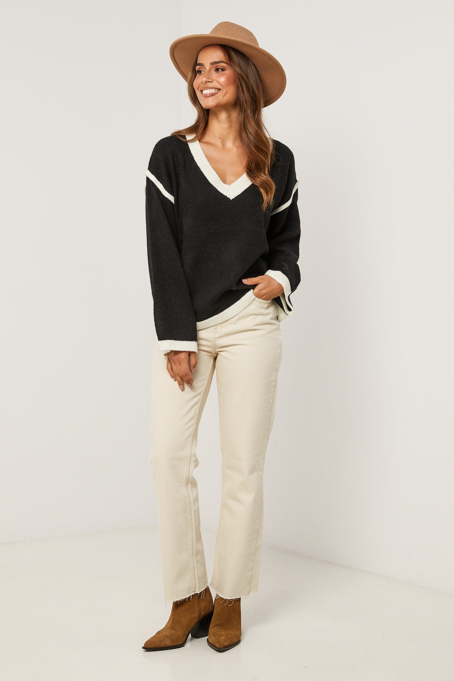 Pull - Noir/Blanc