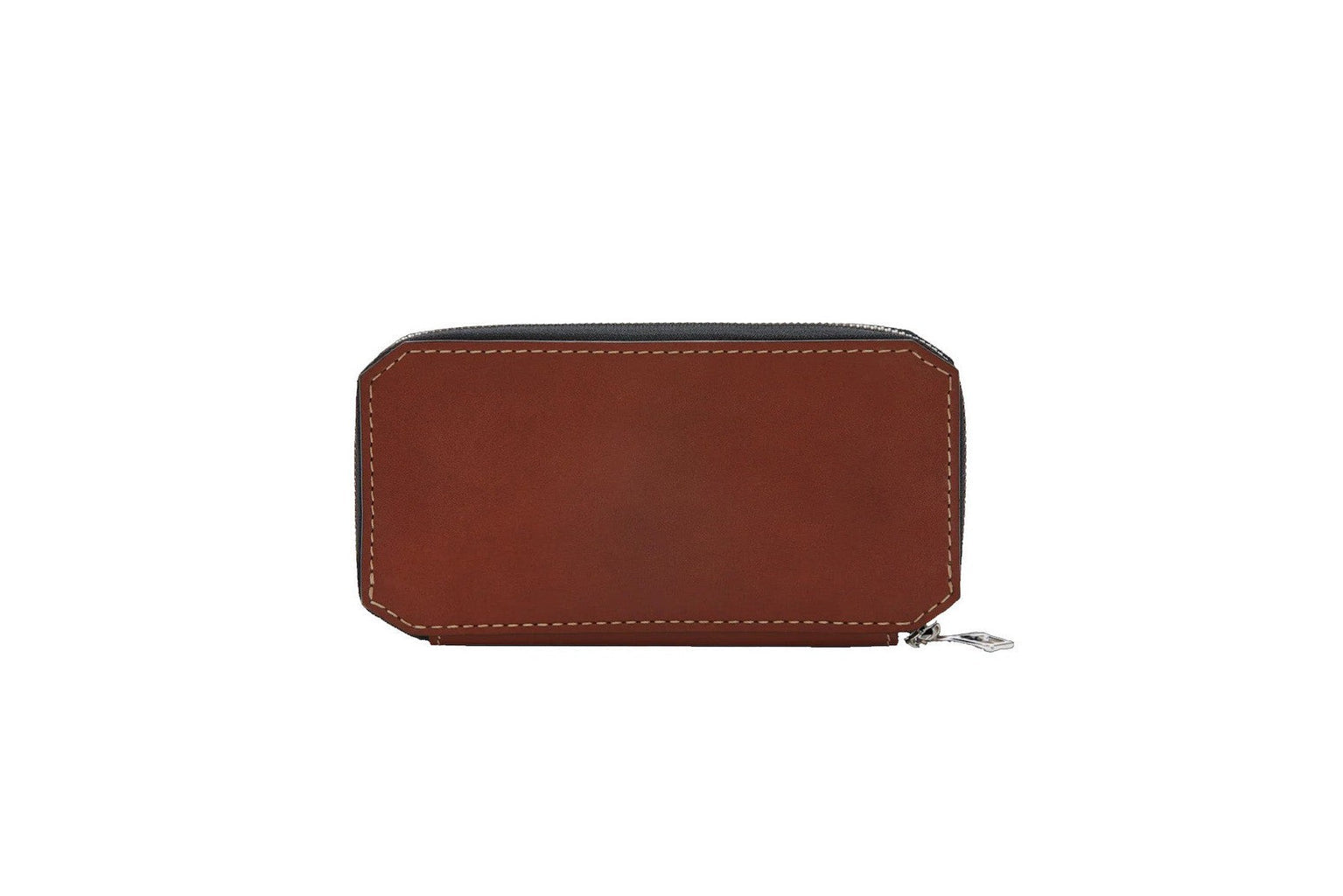 Moreau Paris - Porte-monnaie Zippé 12CC - Fauve Saddle