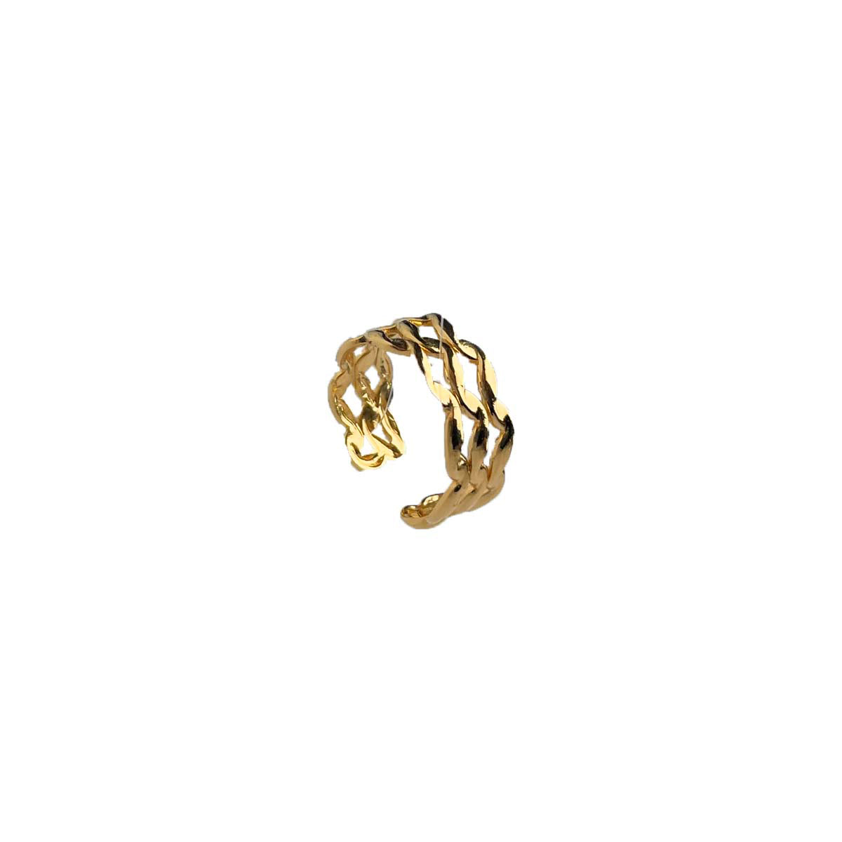 Bague Wave - Doré