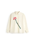 Blusa popelin flower Juana sostenible silueta - 1