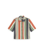 Blusa estampada rayas multicolor Ane sostenible silueta - 1
