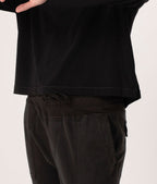 Maillot Henley Clean Finish - Noir - Femme