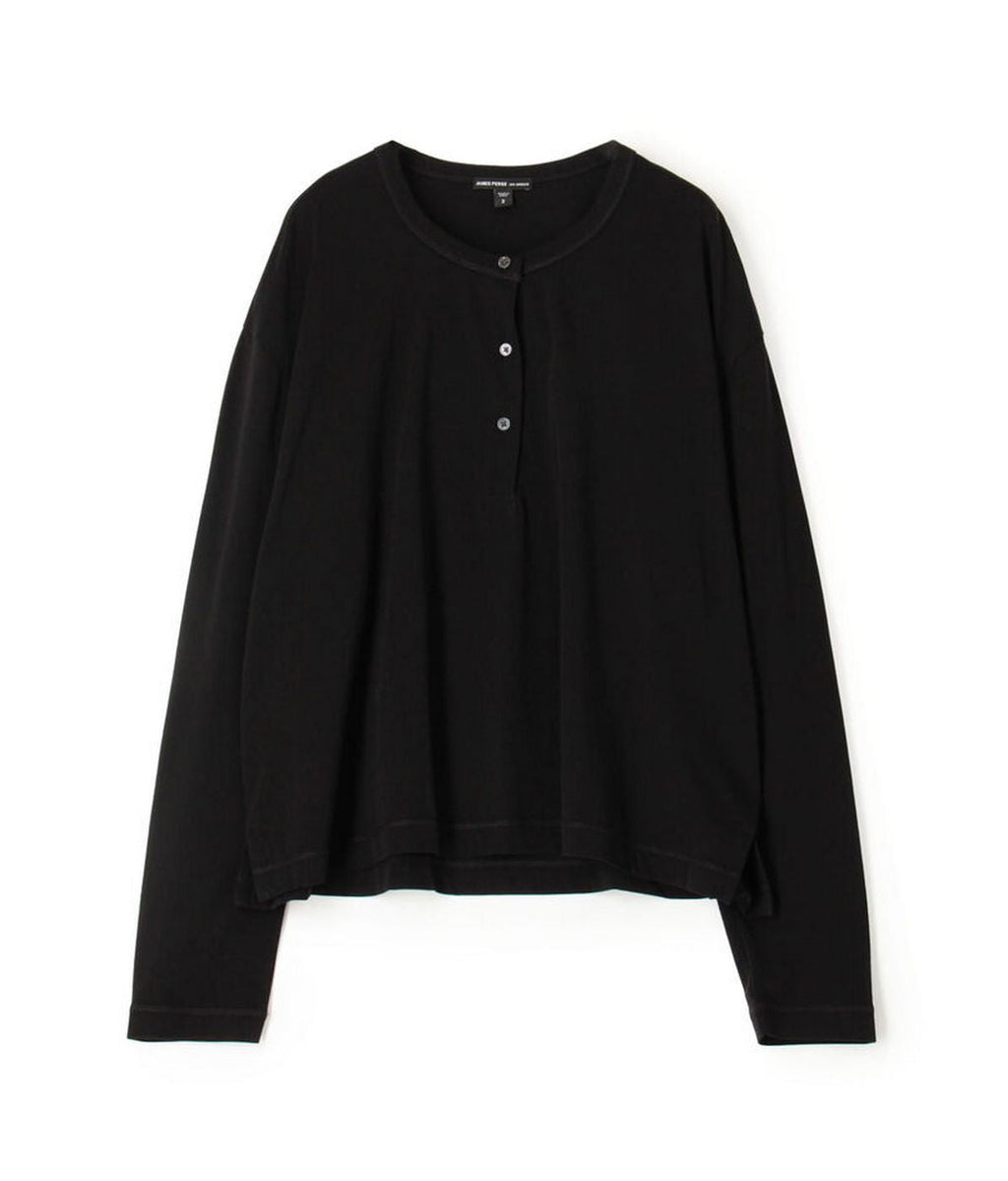 Maillot Henley Clean Finish - Noir - Femme