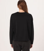 Maillot Henley Clean Finish - Noir - Femme