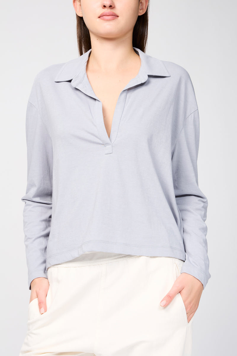 Polo Ouvert En Jersey À Finition Impeccable - Breeze - Femme
