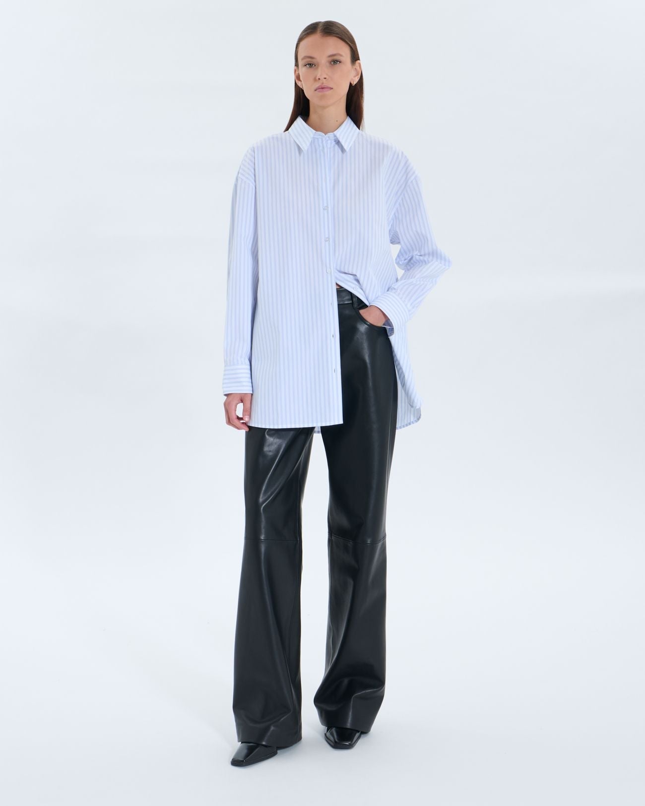 Chemise Clarisse bleu ciel_1