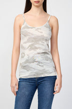 Débardeur En Jersey Transparent Camouflage - Dust Camo - Femme