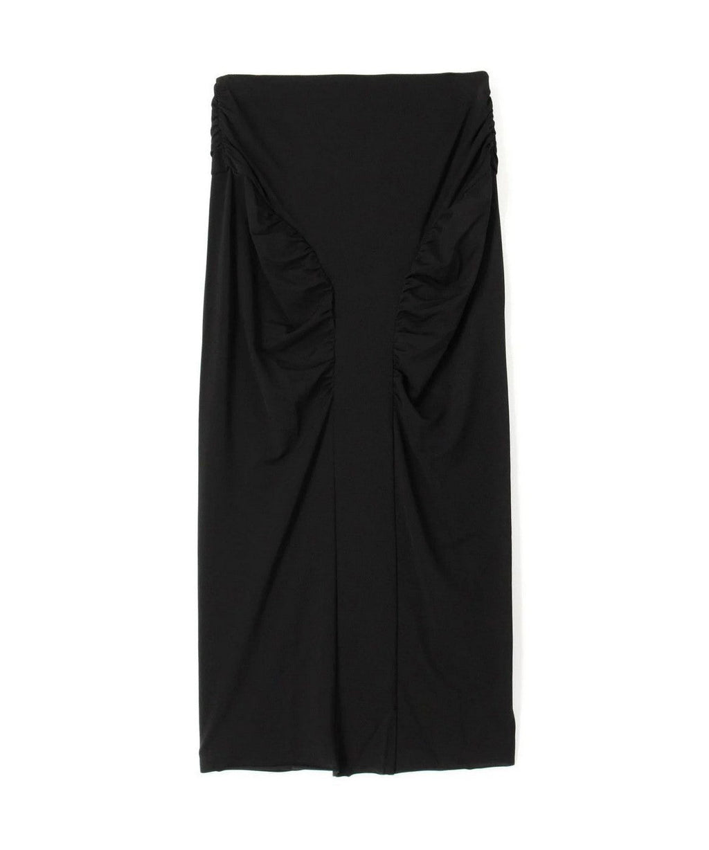 Jupe Crayon Froncée - Noir - Femme