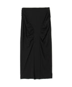 Jupe Crayon Froncée - Noir - Femme