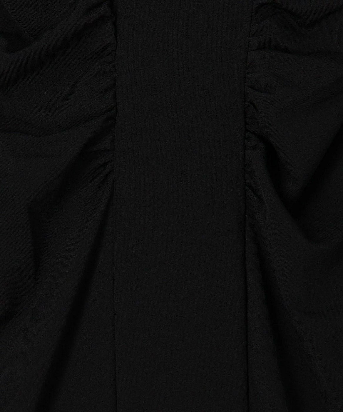 Jupe Crayon Froncée - Noir - Femme