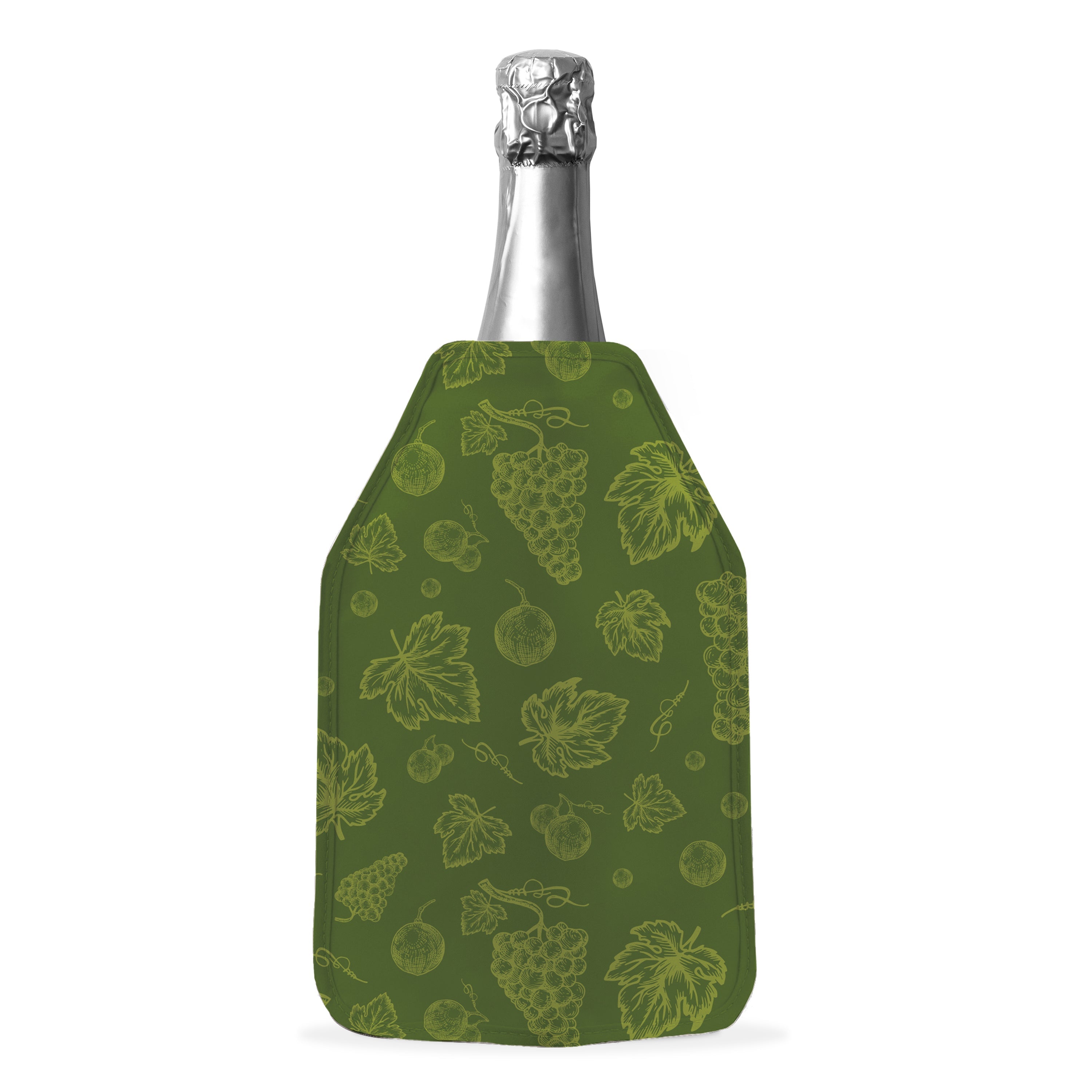 Rafraîchisseur De Bouteille Souple - Décor Feuilles