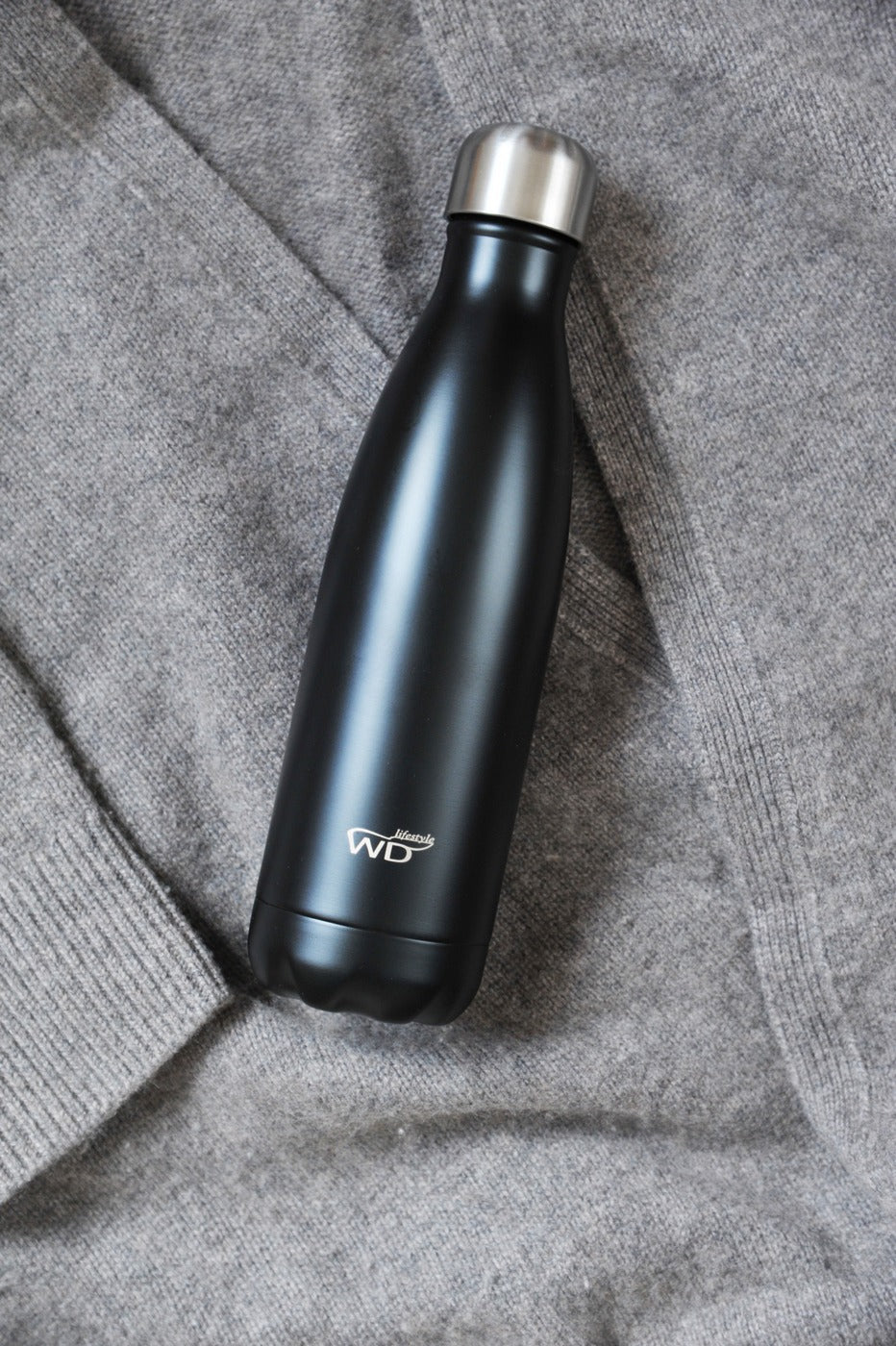 Bouteille Isotherme En Acier Inoxydable - 50cl - Noir