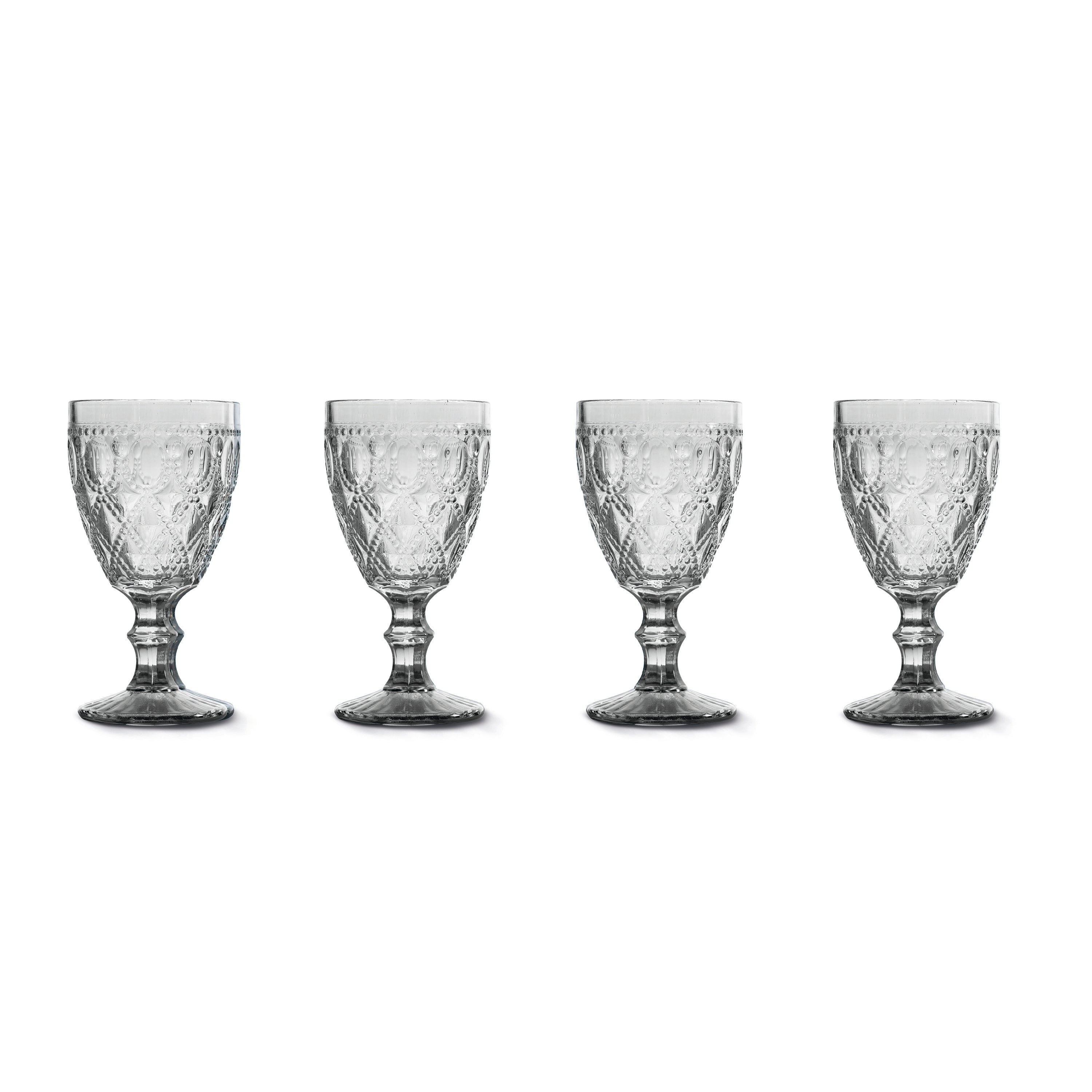 Dubai - Ensemble De 4 Verres - Transparent - Verre Borosilicate - 400ml