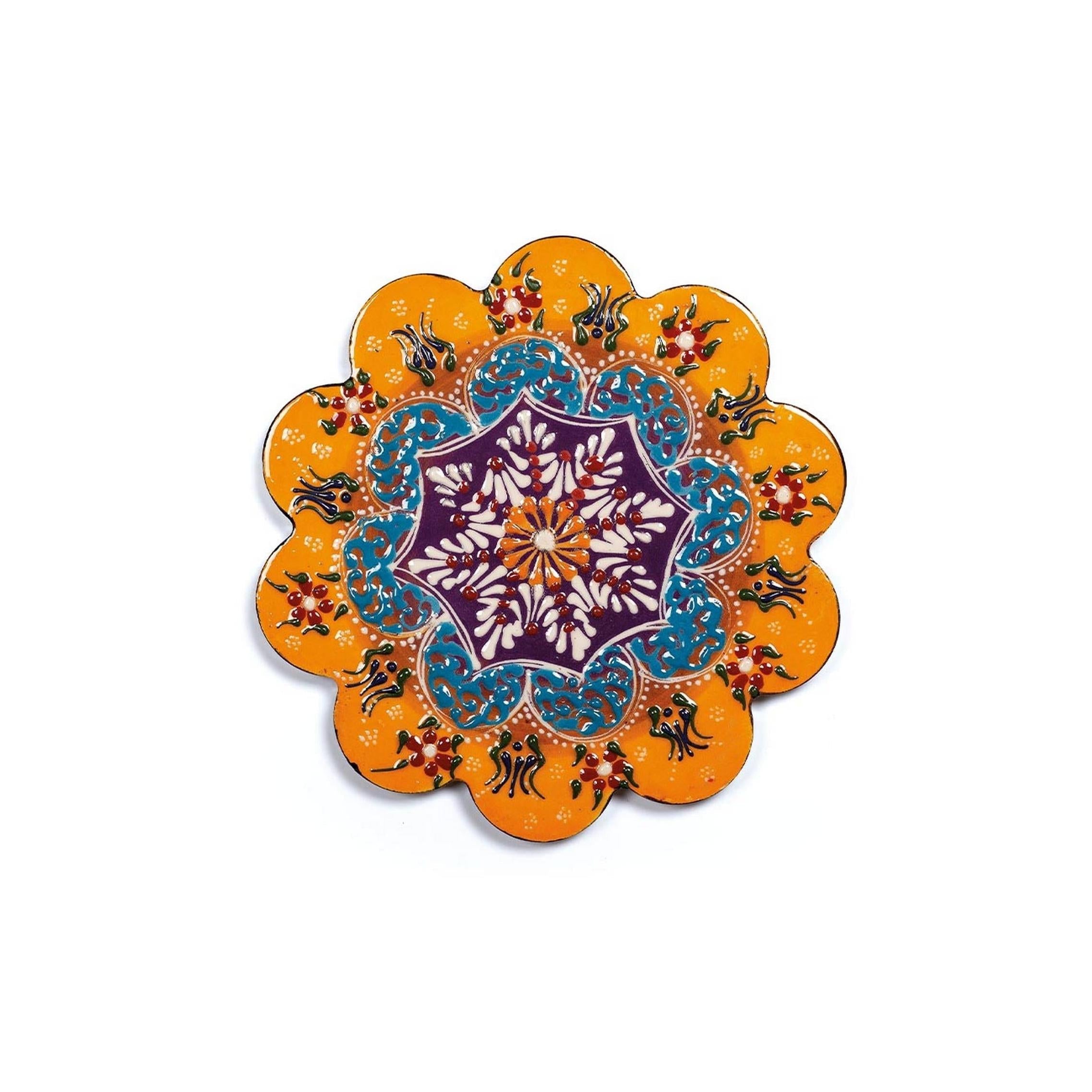 Dessous De Plat En Céramique - Orange