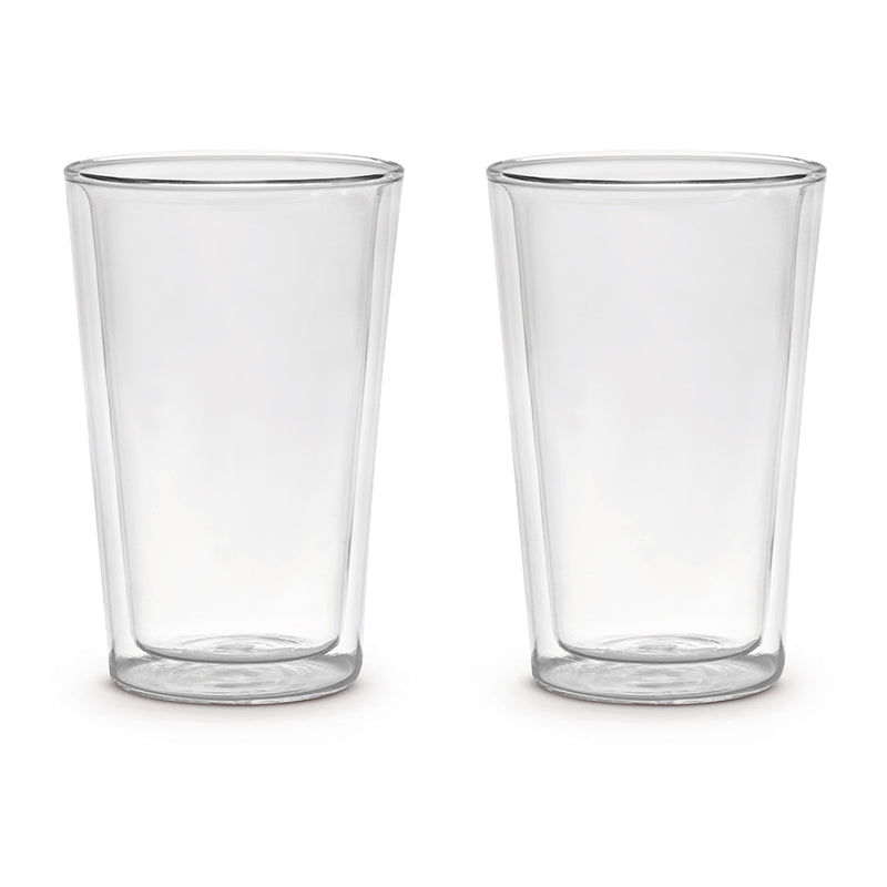 Kaffa - Ensemble De 2 Verres À Double Paroi - Verre Borosilicate - 325ml
