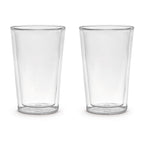 Kaffa - Ensemble De 2 Verres À Double Paroi - Verre Borosilicate - 325ml