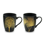 Singapore - Lot De 2 Tasses - Noir - Céramique - 330ml