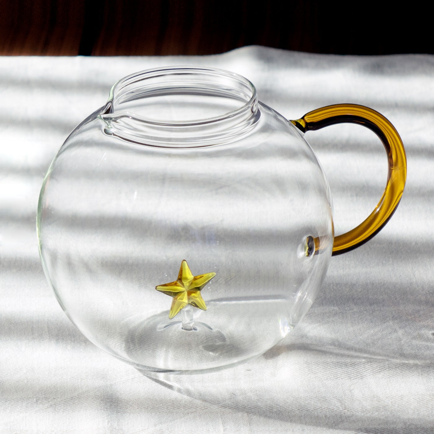 Pichet En Verre Borosilicate - Figurine Nénuphar