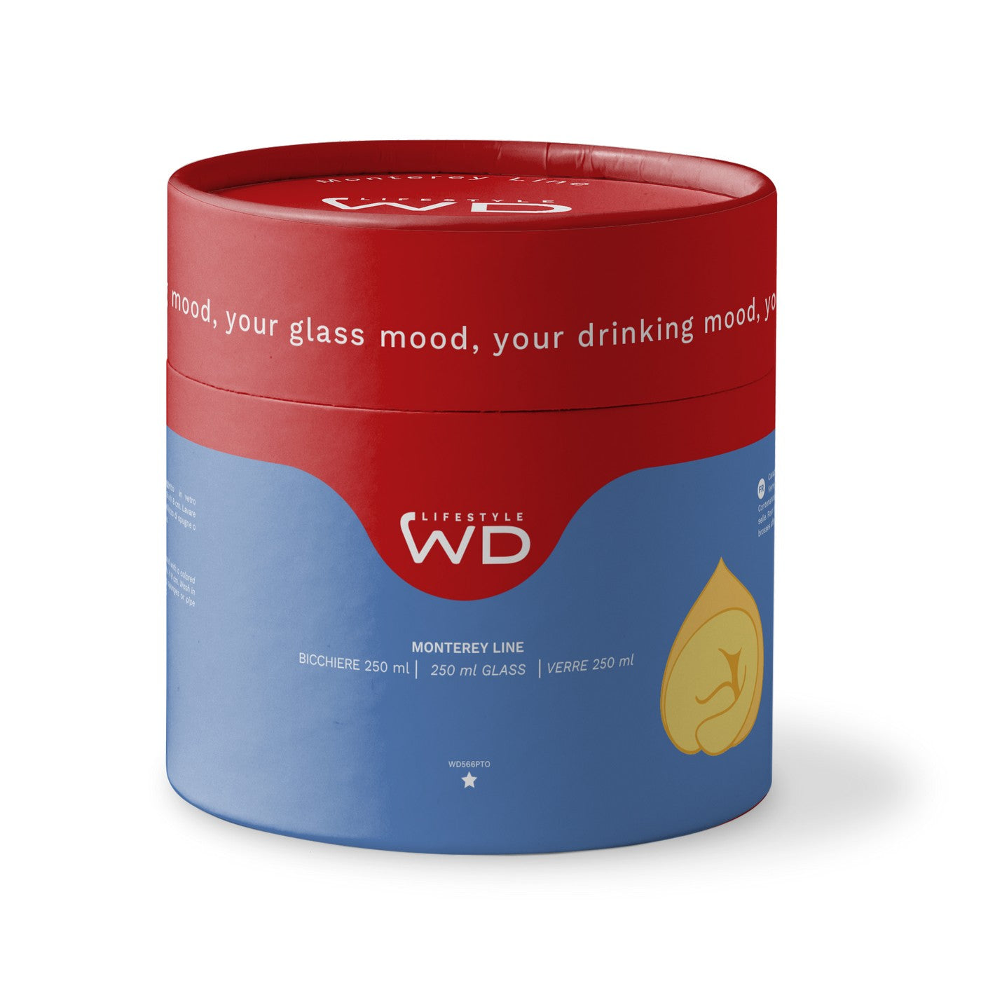 Monterey - Lot De 2 Gobelets Tortellinos - Verre Borosilicate - 250ml