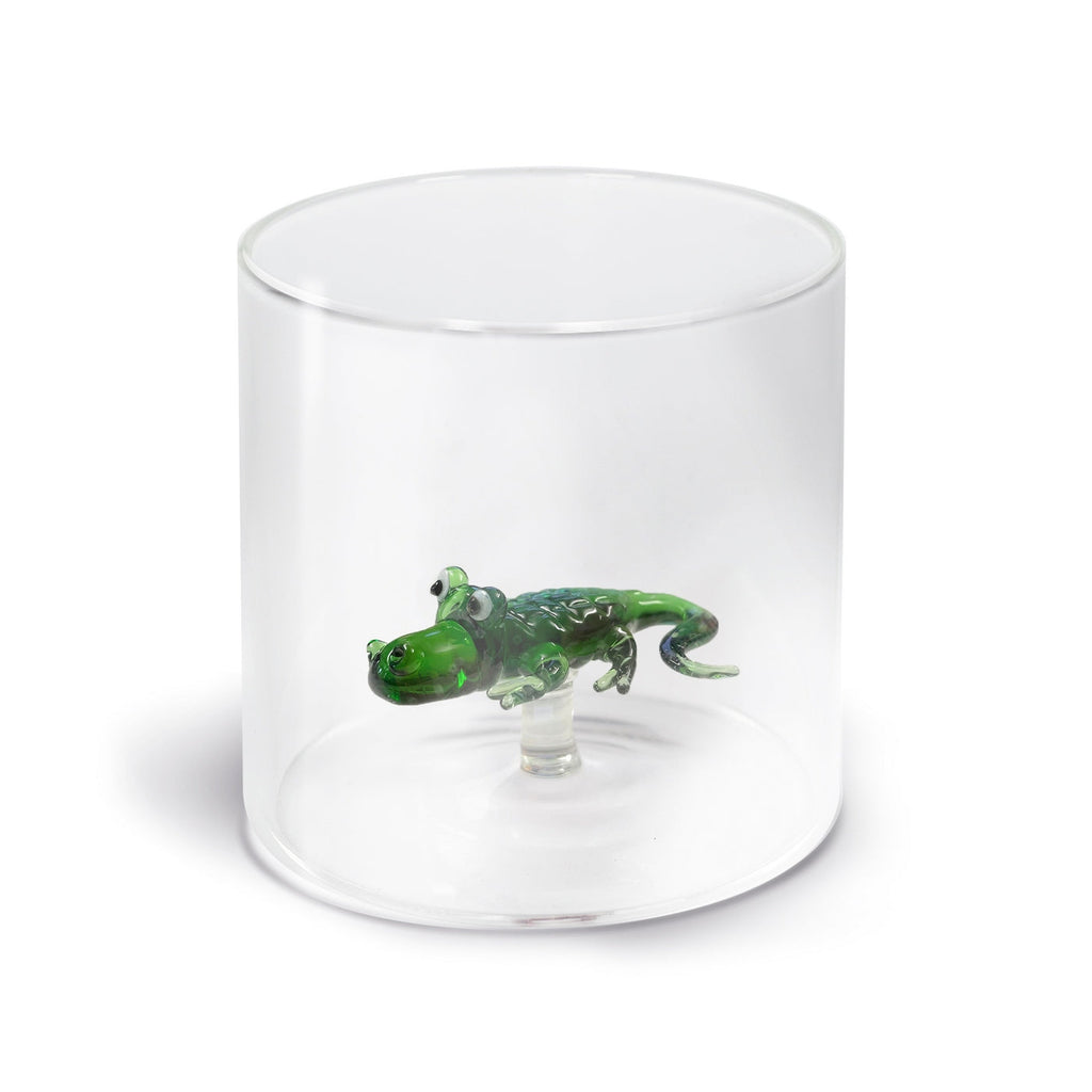 Monterey - Lot De 2 Gobelets Alligators - Verre Borosilicate - 250ml