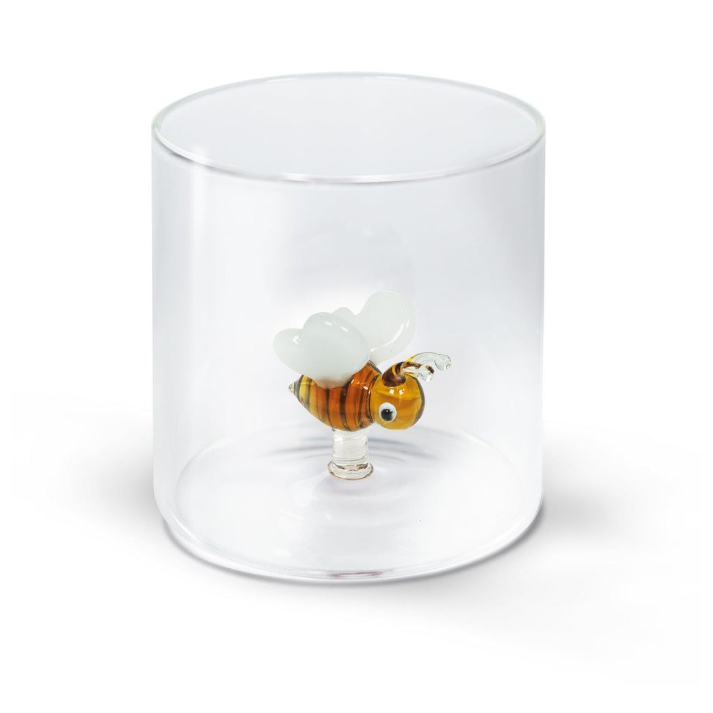 Monterey - Lot De 2 Gobelets Abeilles - Verre Borosilicate - 250ml
