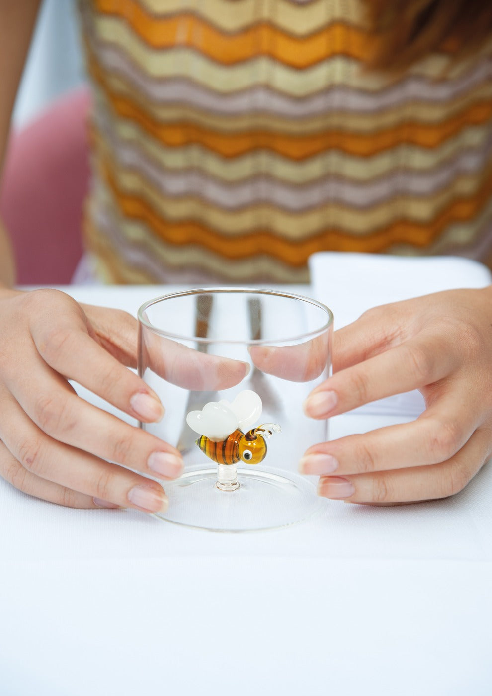 Monterey - Lot De 2 Gobelets Abeilles - Verre Borosilicate - 250ml