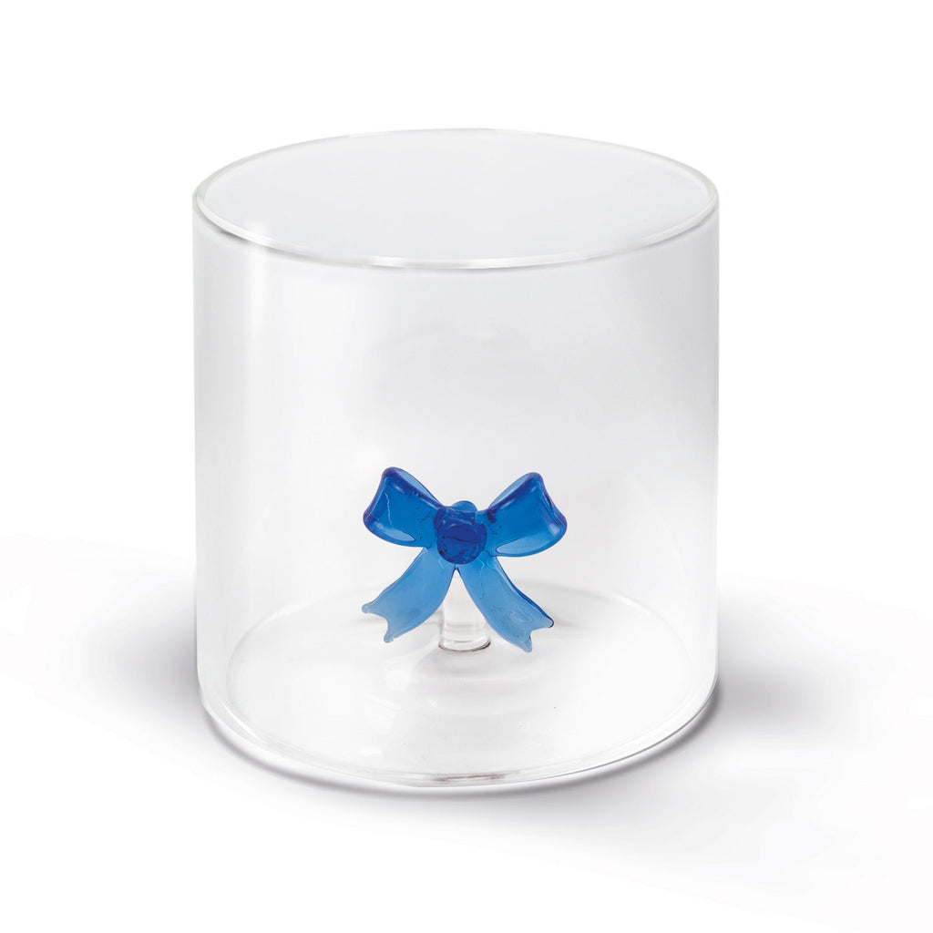 Monterey - Lot De 2 Gobelets Noeud Bleus - Verre Borosilicate - 250ml