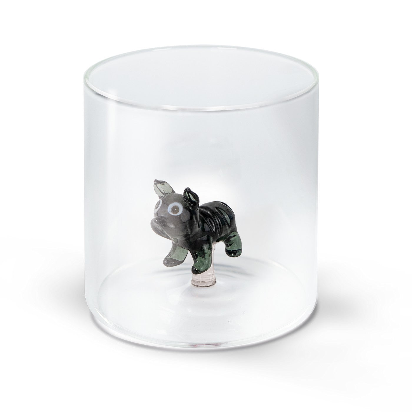 Monterey - Lot De 2 Gobelets Bulldog Français - Verre Borosilicate - 250ml