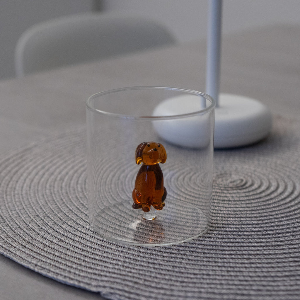 Monterey - Lot De 2 Gobelets Chiens - Verre Borosilicate - 250ml