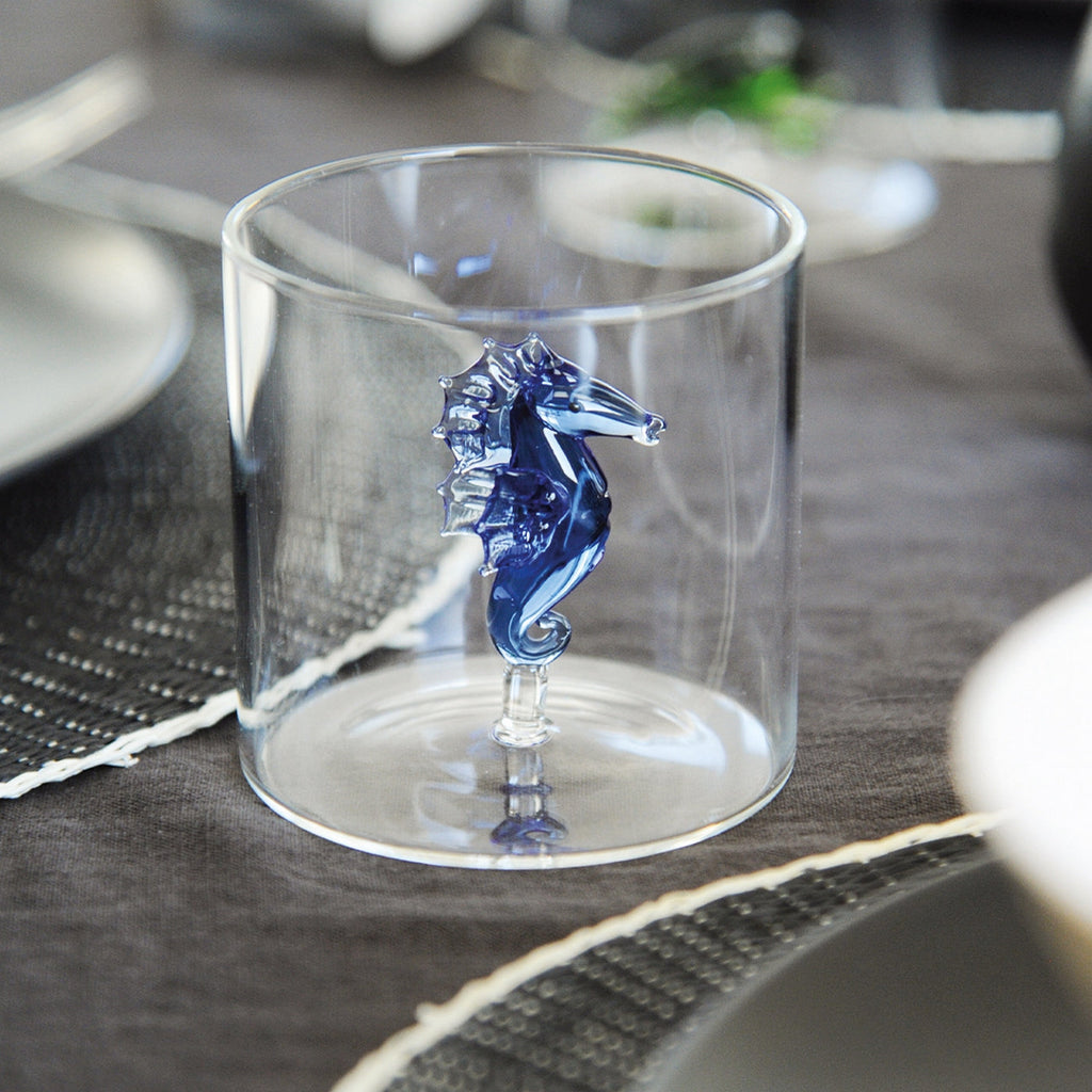 Monterey - Lot De 2 Gobelets Hippocampes - Verre Borosilicate - 250ml