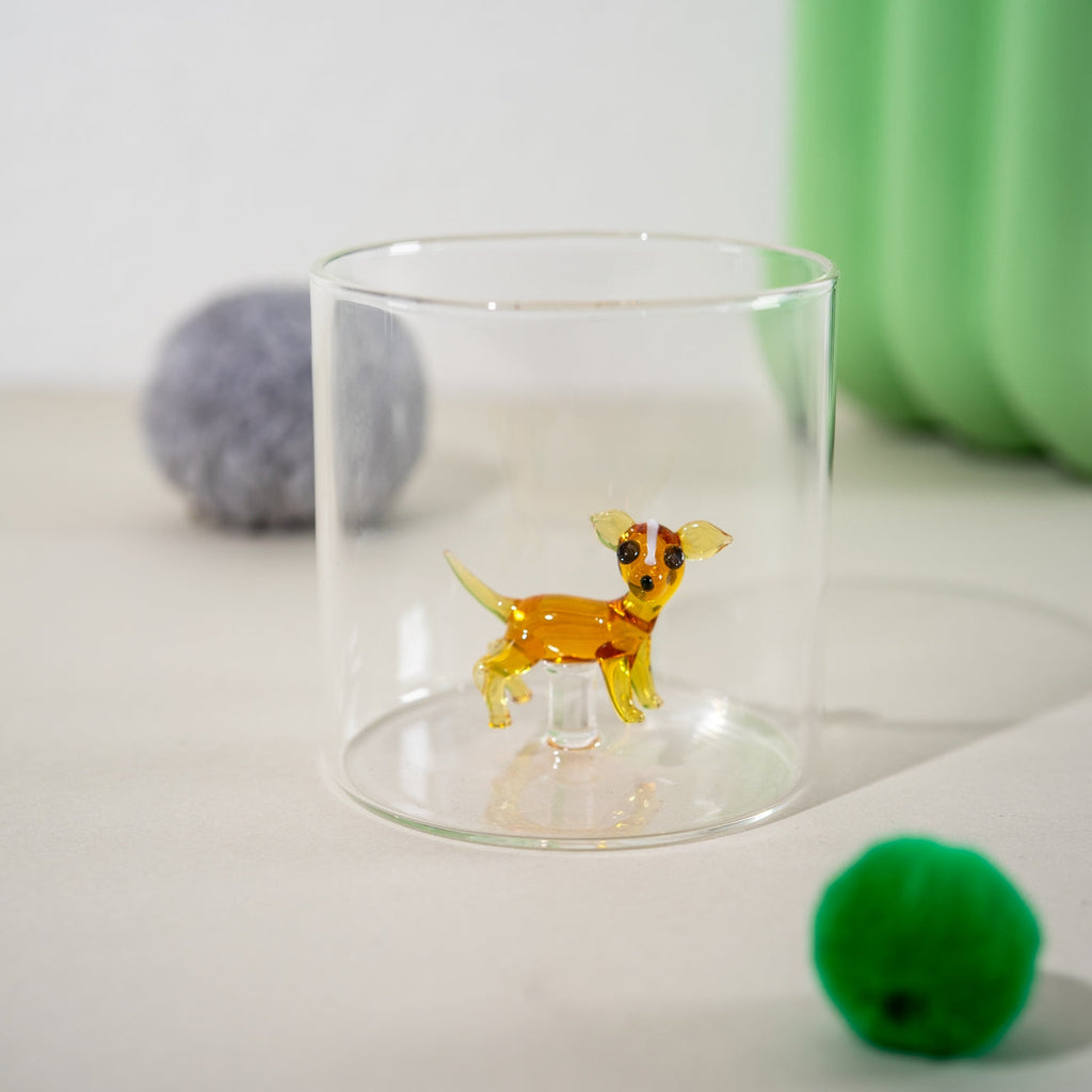 Monterey - Lot De 2 Gobelets Chihuahuas - Verre Borosilicate - 250ml