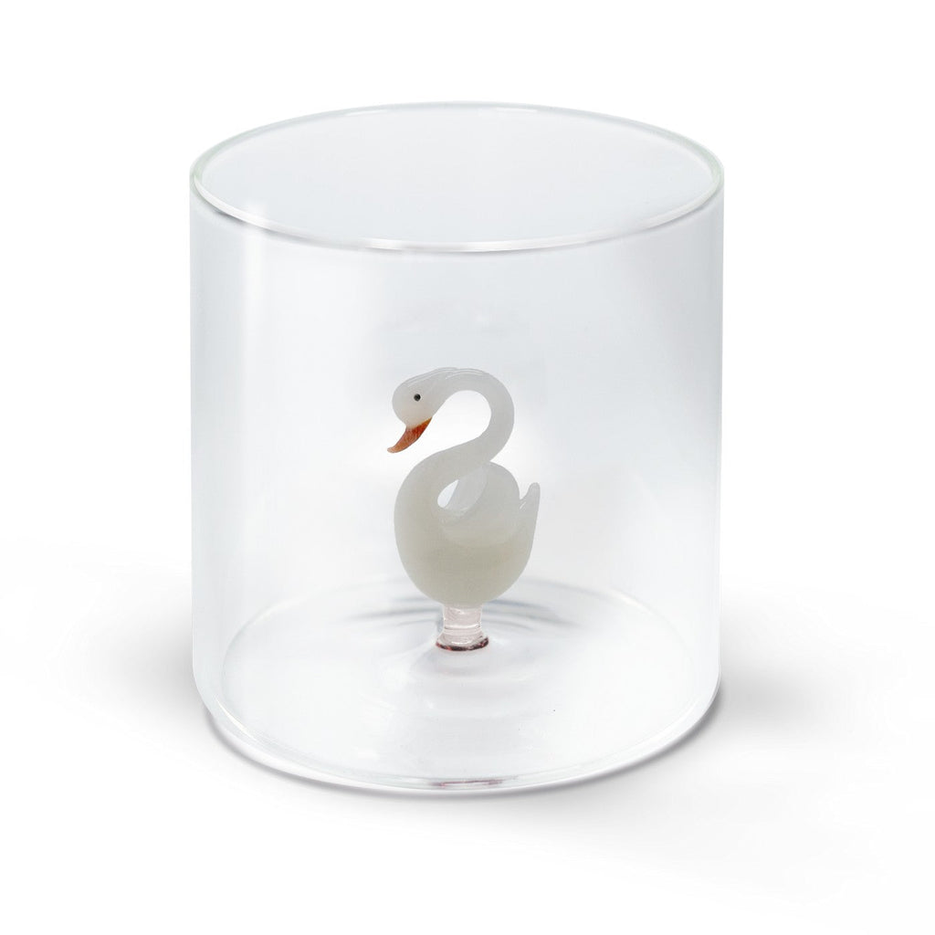 Monterey - Lot De 2 Gobelets Cygnes - Verre Borosilicate - 250ml