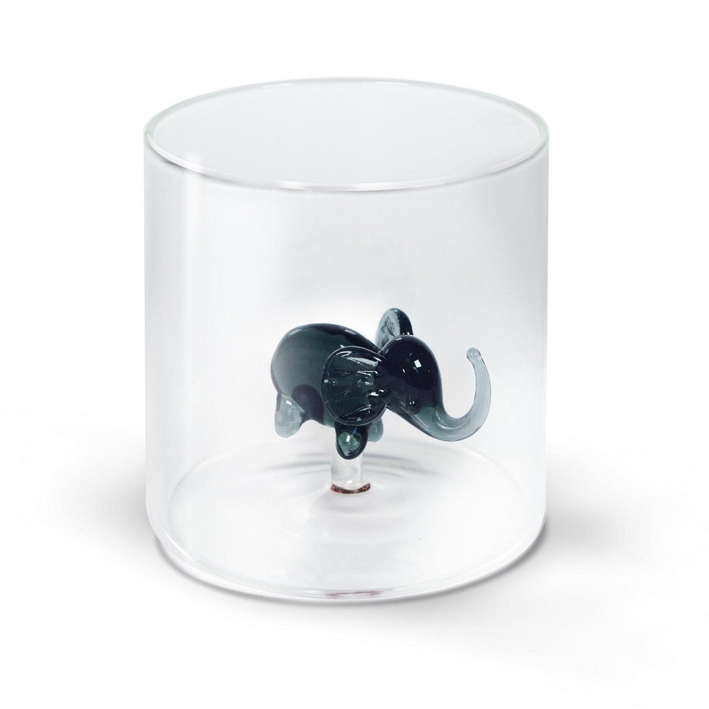 Monterey - Lot De 2 Gobelets Elephants - Verre Borosilicate - 250ml